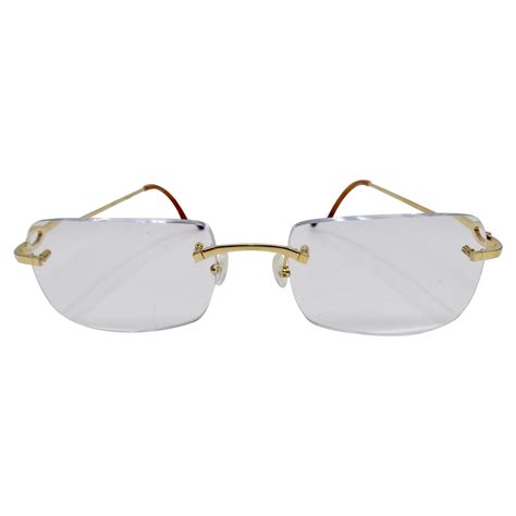 vintage cartier sunglasses cheap|cartier vintage rimless glasses.